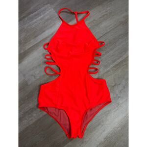 Chromat Amelia One Piece Strappy Cut Out Swimsuit Size Small